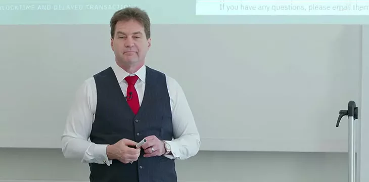 Dr. Craig S. Wright on The Bitcoin Masterclasses nLocktime and Delayed Transactions