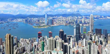 Hong Kong skyline and cityscape at daytime
