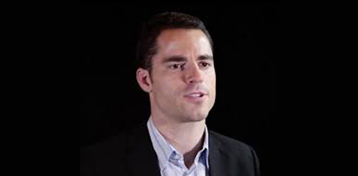 Roger Ver with a pitch dark background