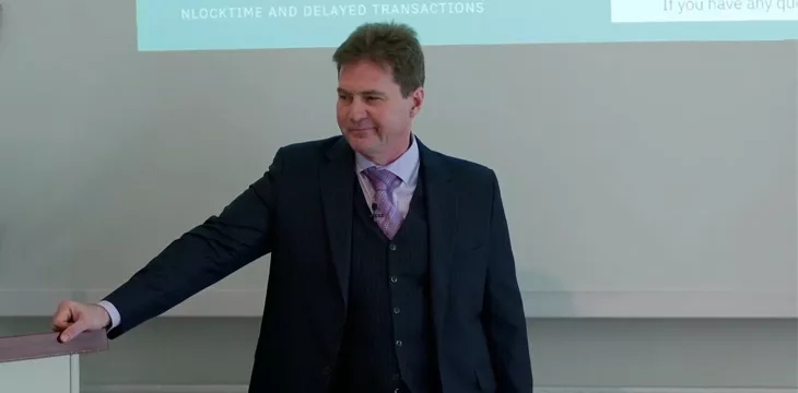 Dr. Craig Wright discusses nlocktime and delayed transactions on the Bitcoin Masterclasses