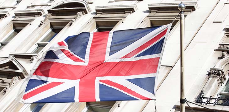 waving flag of United Kingdom