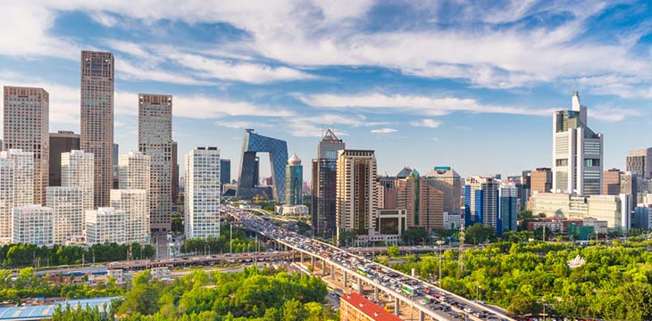 Beijing, China Skyline