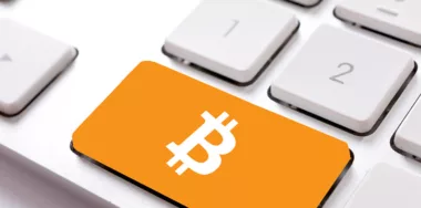 bitcoin as a key on keyboard