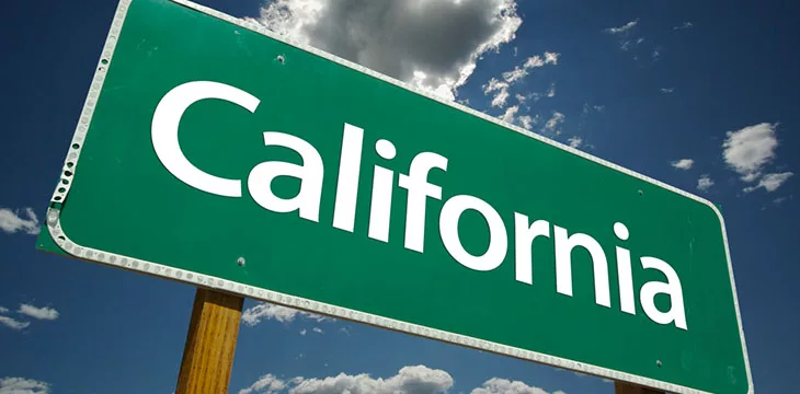 green california road sign