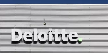 Deloitte logo on the wall