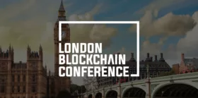 London Blockchain Conference with London background