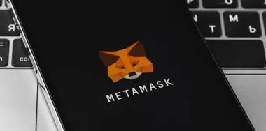MetaMask,a software-based cryptocurrency wallet, displayed on modern smartphone screen.