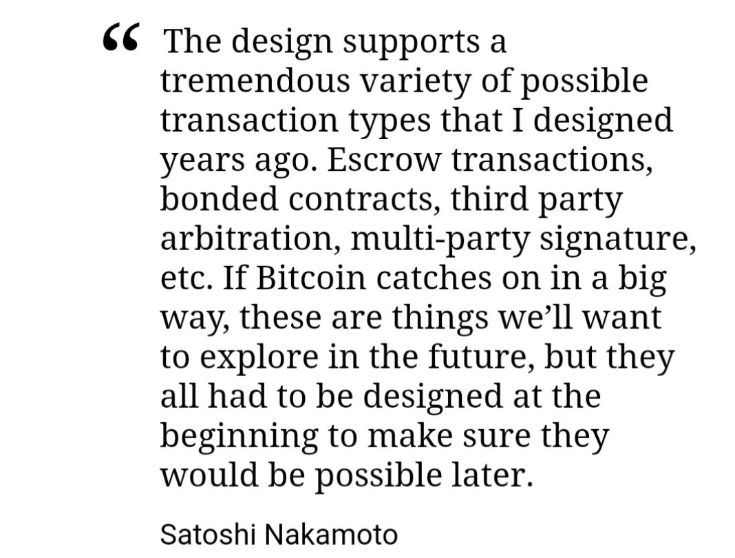 Satoshi Nakamoto quote