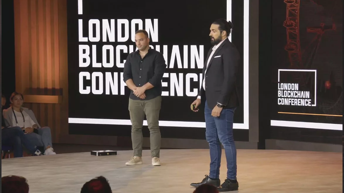 Ali Beydoun and Mohammed Jaber on stage