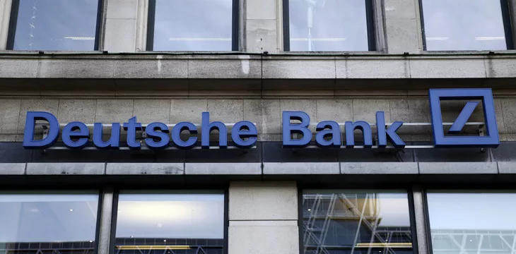Exterior view of Deutsche Bank branch