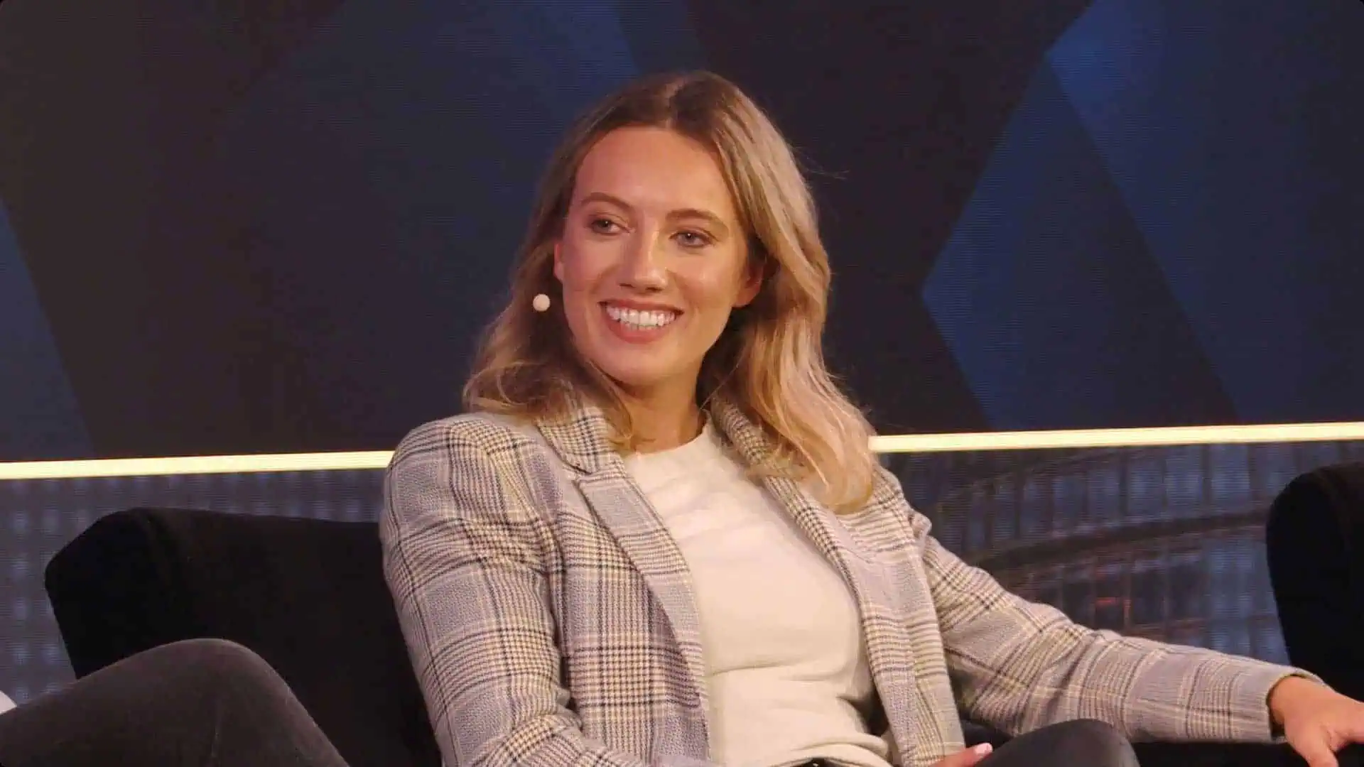 Hannah Nicholson at the London Blockchain Conference