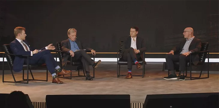 Panelists for London Blockchain Conference
