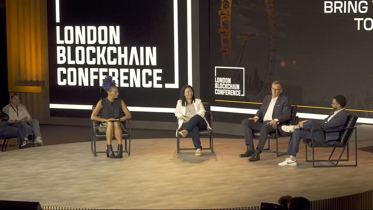 Q&A Panel at the London Blockchain conference