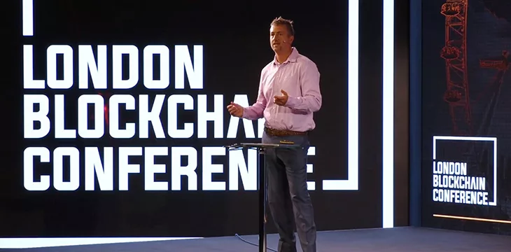 Todd Price at the London Blockchain Conference