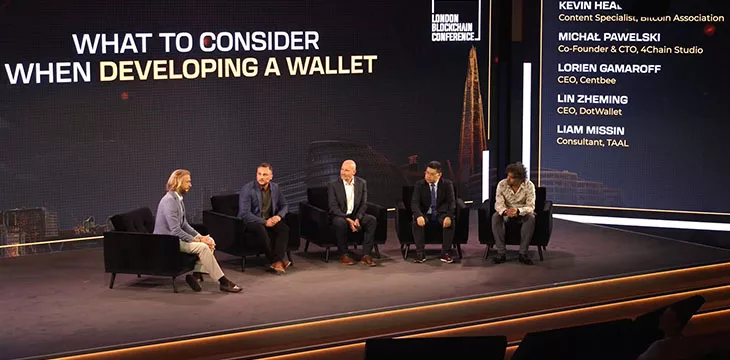 London Blockchain Conference - What to consider when developing a wallet panel