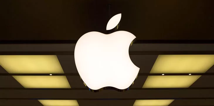 apple logo on store
