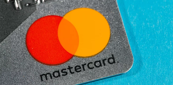 Credit master card close-up