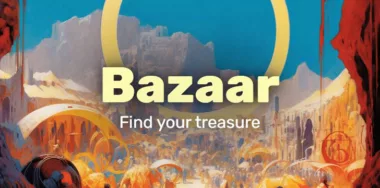 Bazaar search for treasure website banner