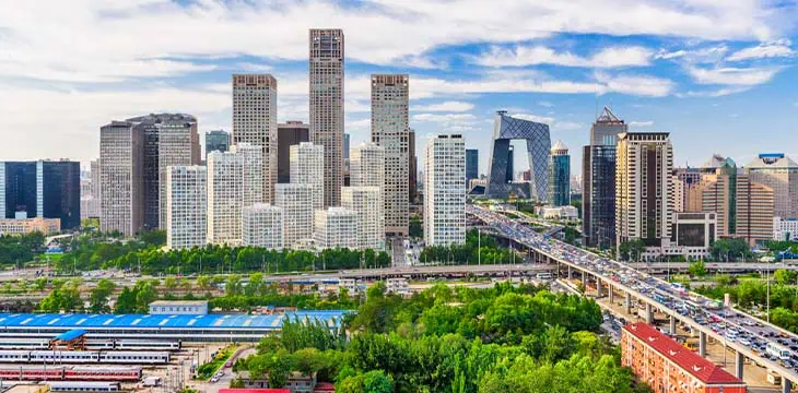 Beijing, China Skyline