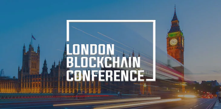 London Blockchain Conference logo with big ben in the background