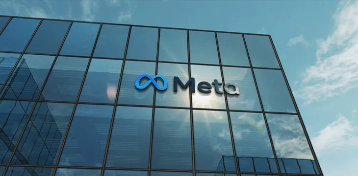 Meta corporation headquarters glass building concept