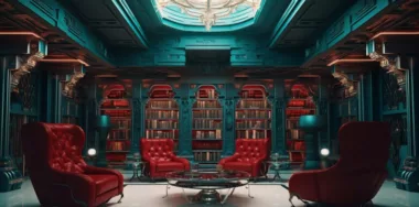 Classy elegant book room