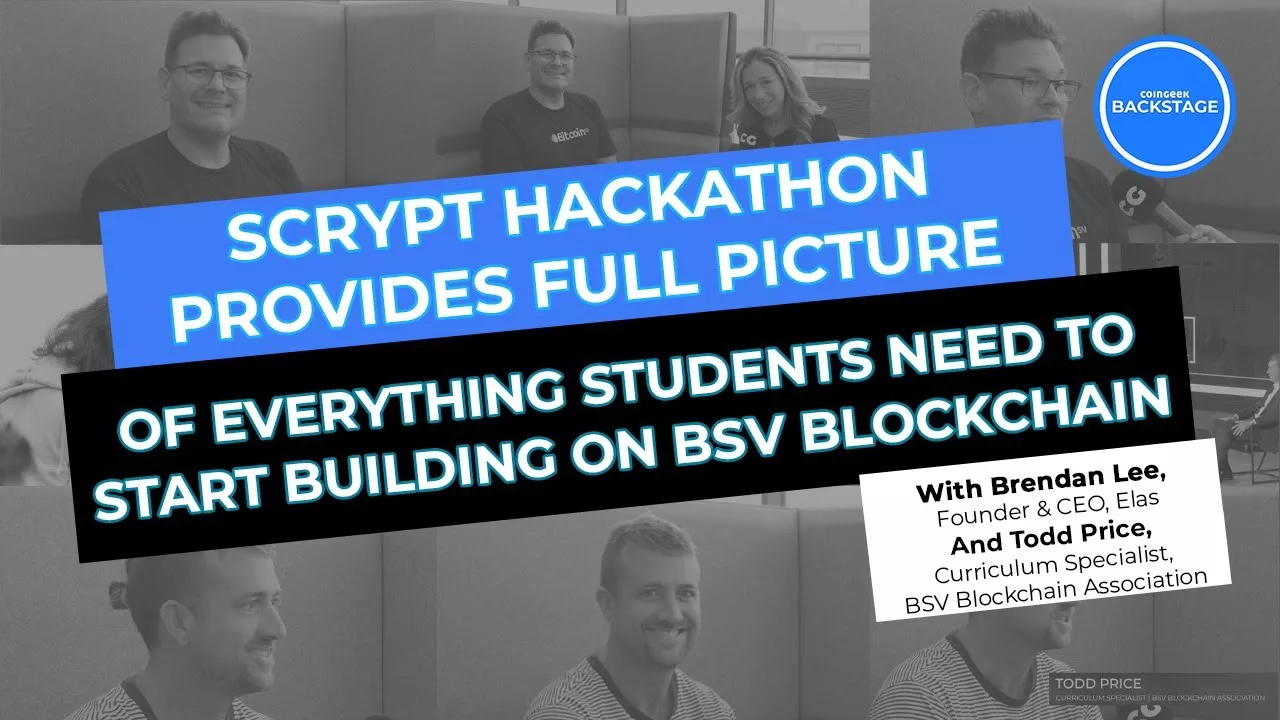 sCrypt hackathon showed students there’s more to blockchain than ‘crypto’ tokens: Brendan Lee