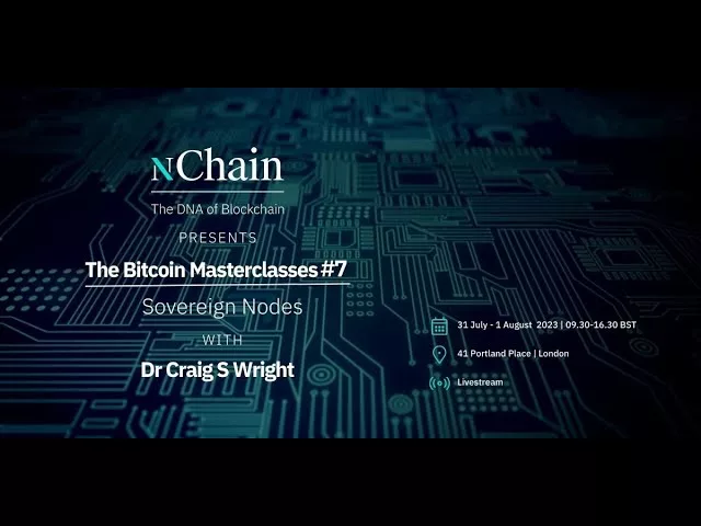 The Bitcoin Masterclasses #7 with Dr. Craig Wright: Keeping data accurate by integrating alternative structures