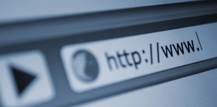 Address bar of a web browser