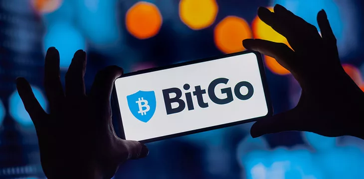 the BitGo, Inc. logo seen displayed on a smartphone