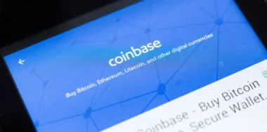 Coinbase - Buy Bitcoin and More, Secure Wallet mobile app on the display of tablet
