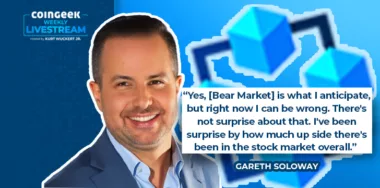 Gareth Soloway on CoinGeek Weekly Livestream: Moves to downside will be ‘ferocious and sudden’