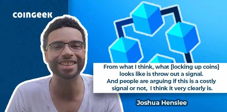 Locking up coins—scam or signal? Joshua Henslee gives his opinion