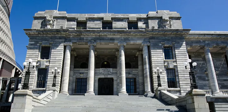 Facade of the Parliament of New Zealand