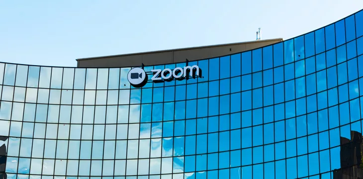 Zoom startup HQ building. Zoom Video Communications is a company that provides remote conferencing services using cloud computing