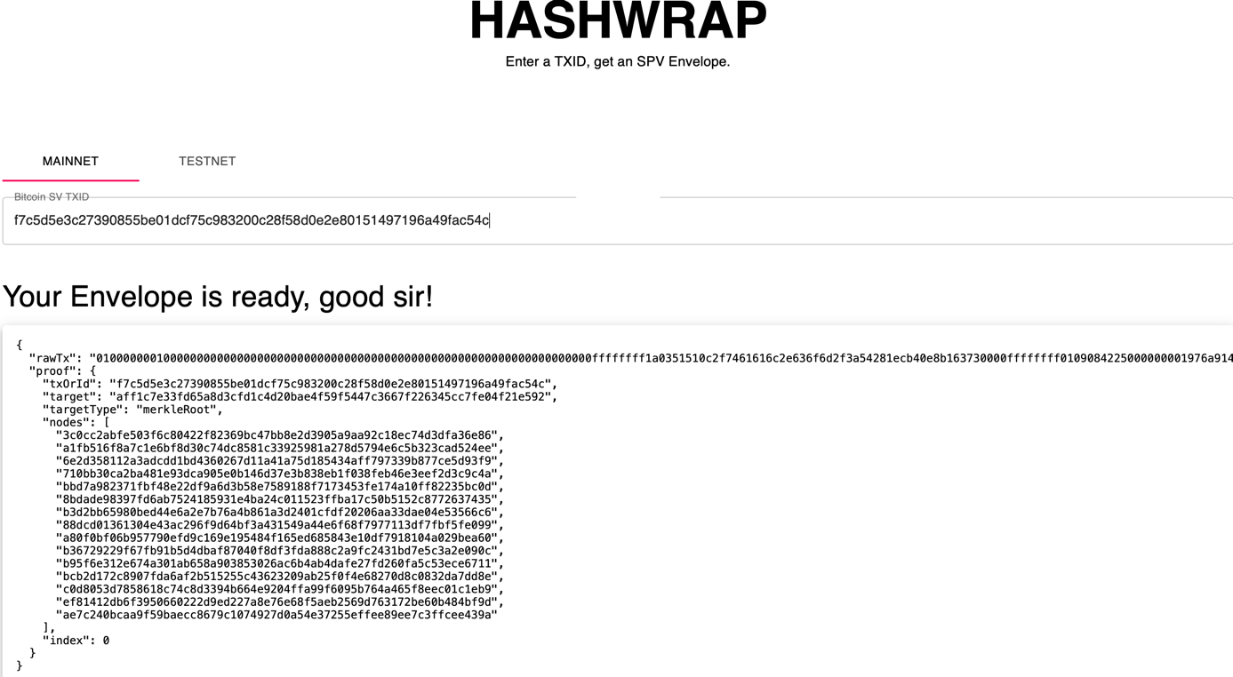 Hashwrap codes screenshot
