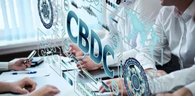 CBDC technology with business people