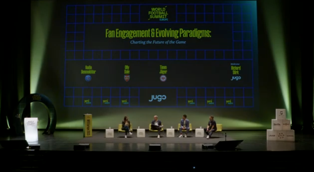 Panelists for Fan Engagement and Evolving Paradigms at the World Football Summit