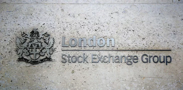 London Stock Exchange Group on a wall