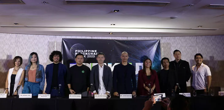 photo-op of Philippine Blockchain Week 2023 panelists