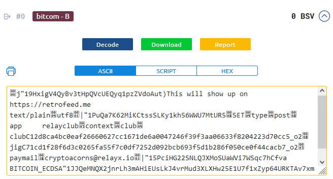 Whats On Chain codes