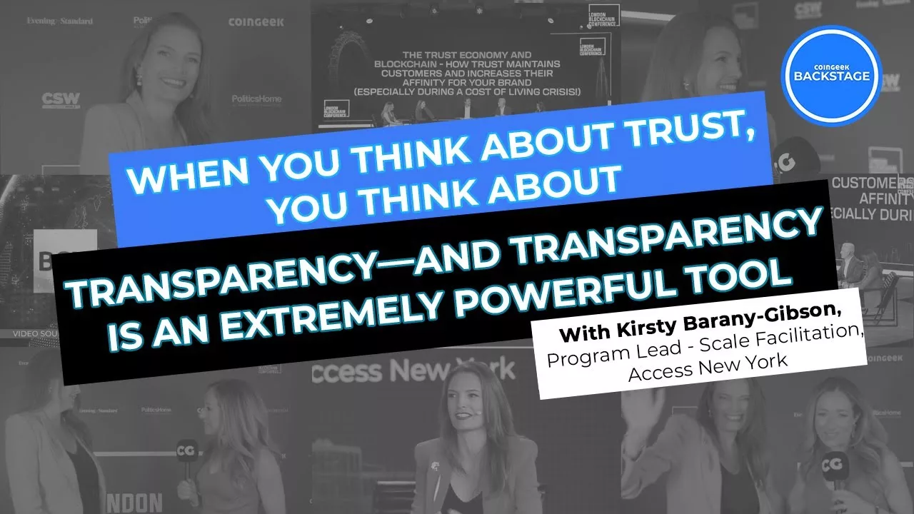 Blockchain’s trust economy can cut costs and enhance loyalty for businesses: Kirsty Barany-Gibson