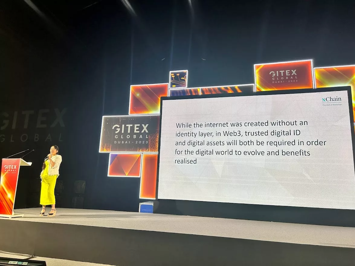 Christine Leong ביי די GITEX Global 2023 געשעעניש