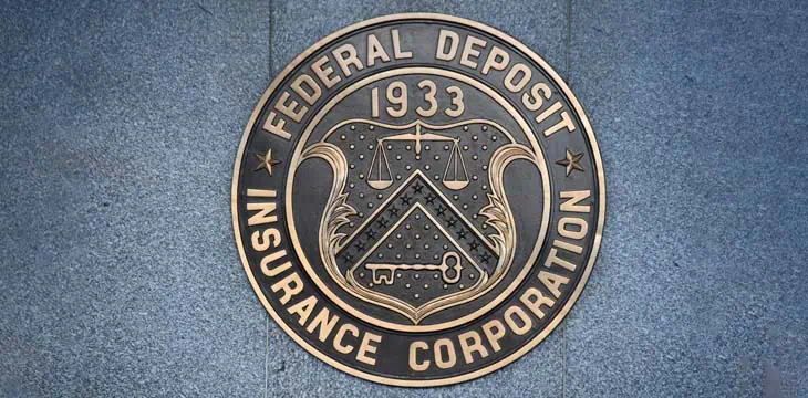 logo of FDIC with gray background