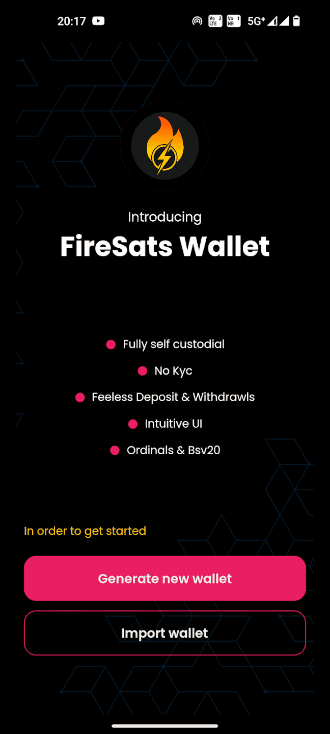 FireSats Wallet