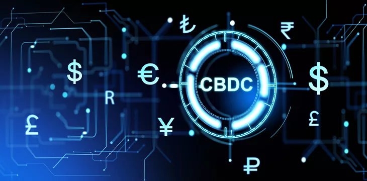 central bank digital currency banner concept