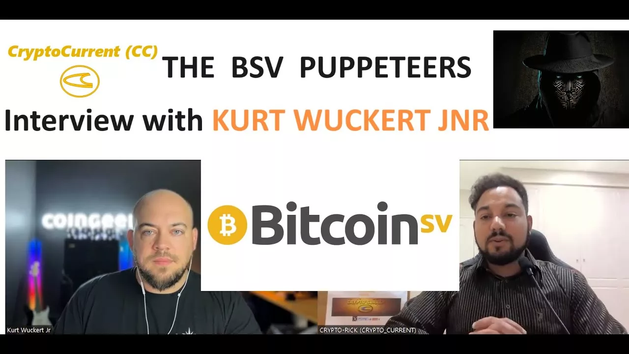Kurt Wuckert Jr discusses Dr. Craig Wright and Bitcoin conspiracies on Crypto Current podcast