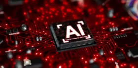 3D render AI artificial intelligence technology
