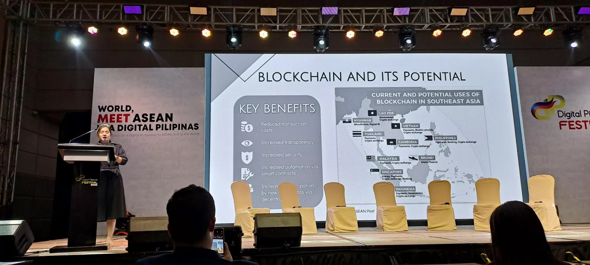 Asih Karnengsih from the Indonesian Blockchain and Cryptocurrency Exchanges Association
