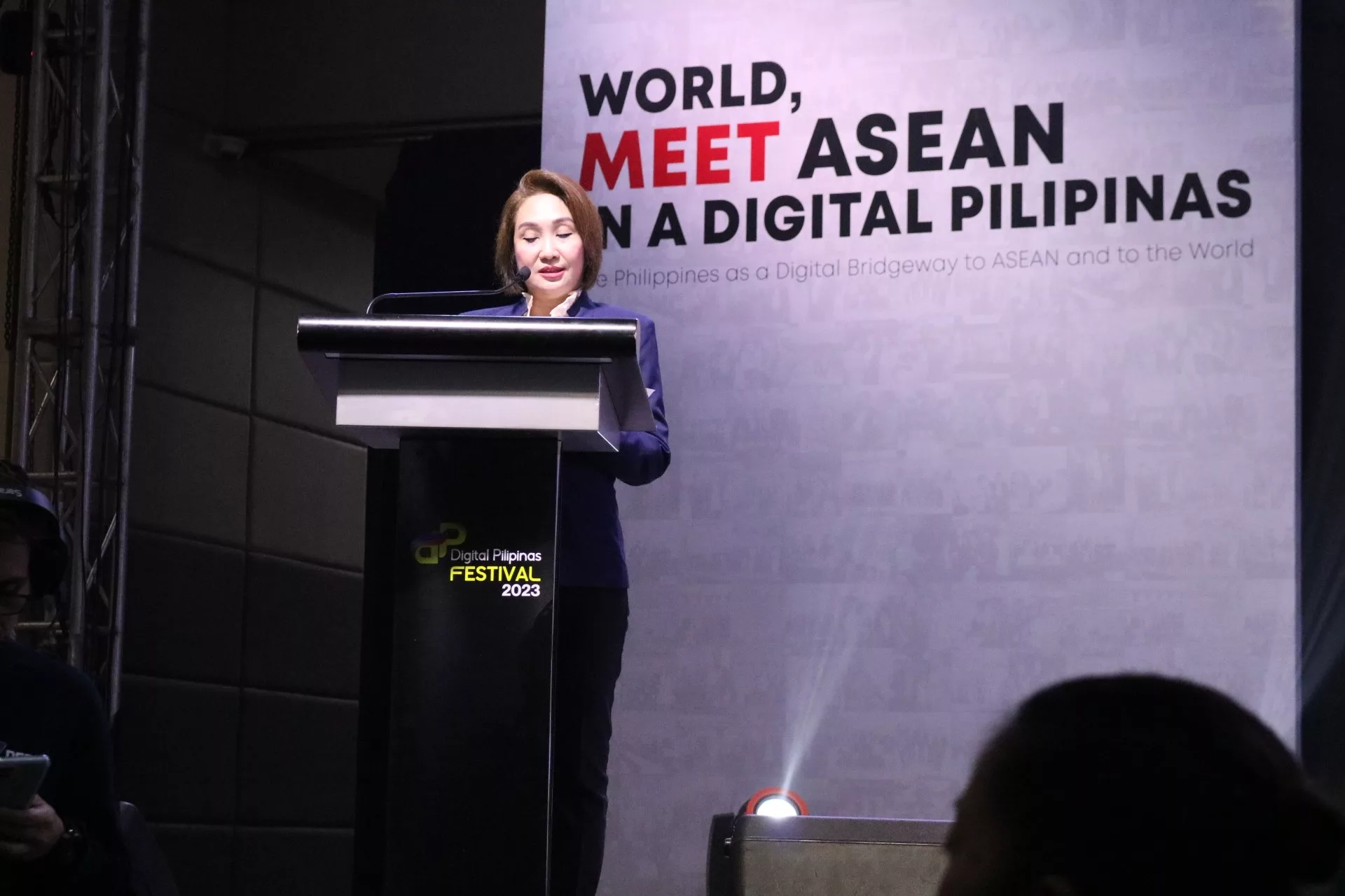 Digital Pilipinas - Hon. Maria Blanca Kim Lokin opening the second day of Digital Pilipinas 2023